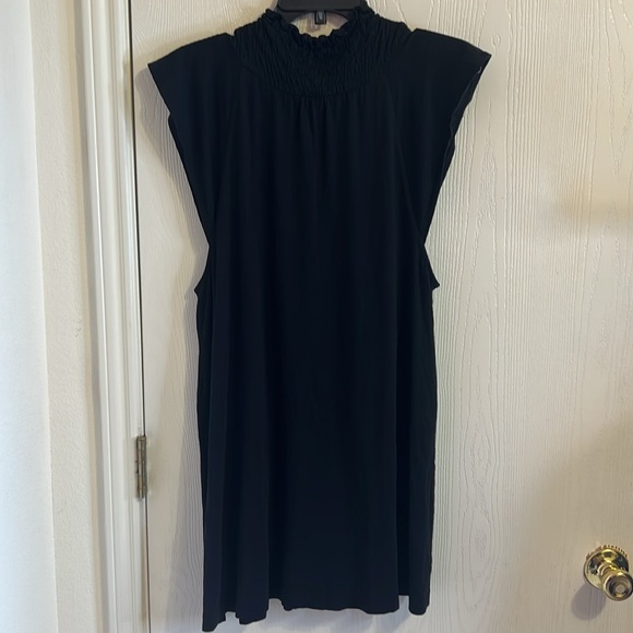 Theory Black Sleeveless Mini Dress. Size L - Picture 7 of 9